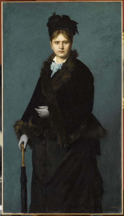 Henner Portrait de Mme*** dit "La Femme au parapluie".