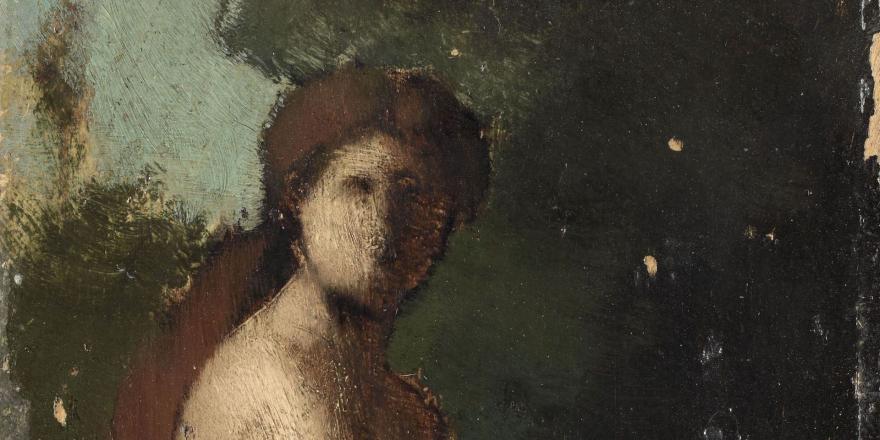 Henner Femme assise mi-corps