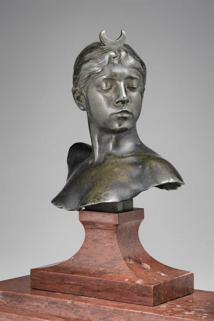objet-henner-Encrier-marbre-buste-Diane-de-Falguière-2014-0-62-b