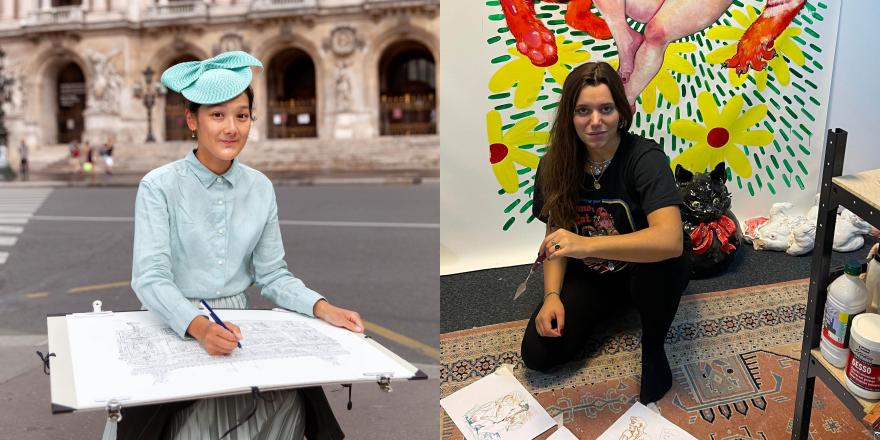 paris musée résidence Christelle Téa Margaux Laurens-Neel